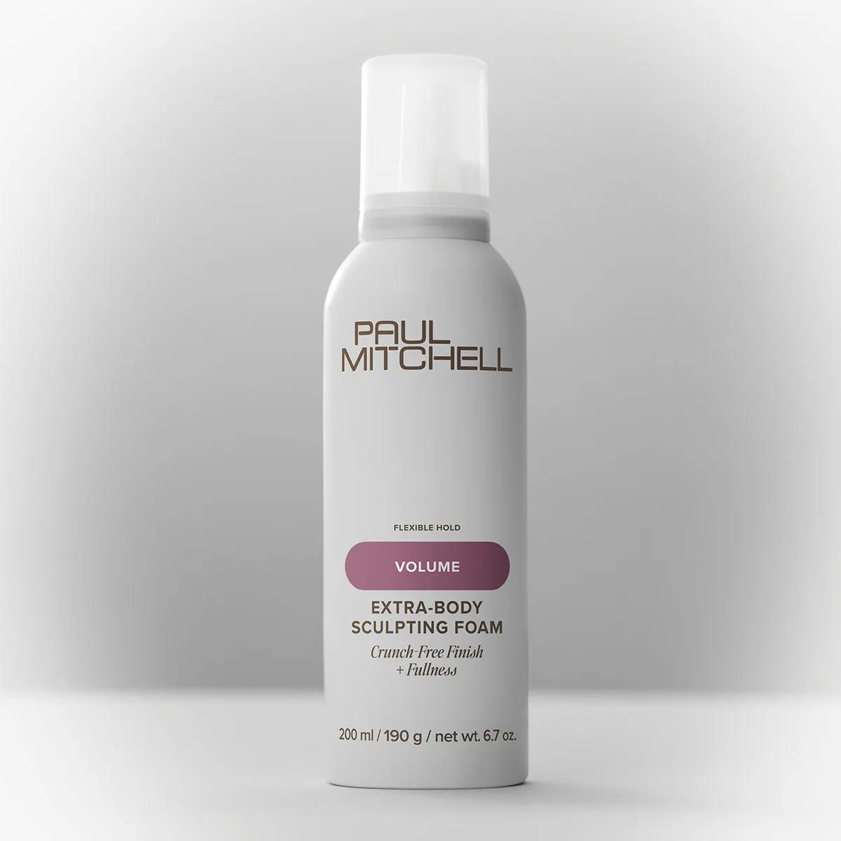 image of a bottle of Extra-Body Sculpting Foam