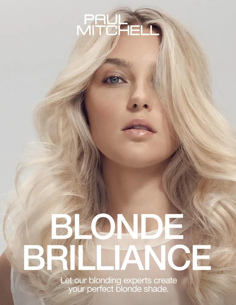 image of Paul Mitchell Blonde Brilliance Sign 8.5 x 11