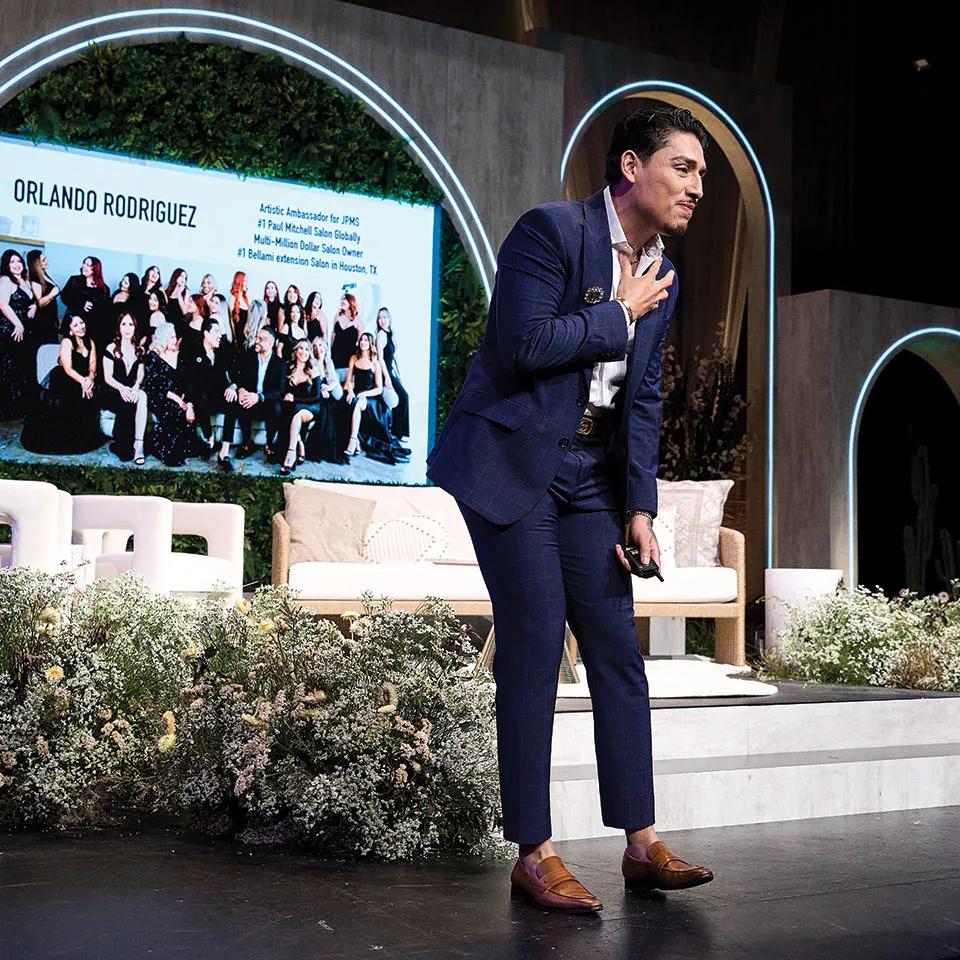 image of Orlando Rodriguez presenting at Desert Bloom