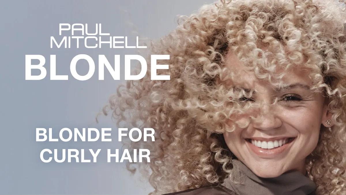image of Blonding Curly Hair Without Damage video