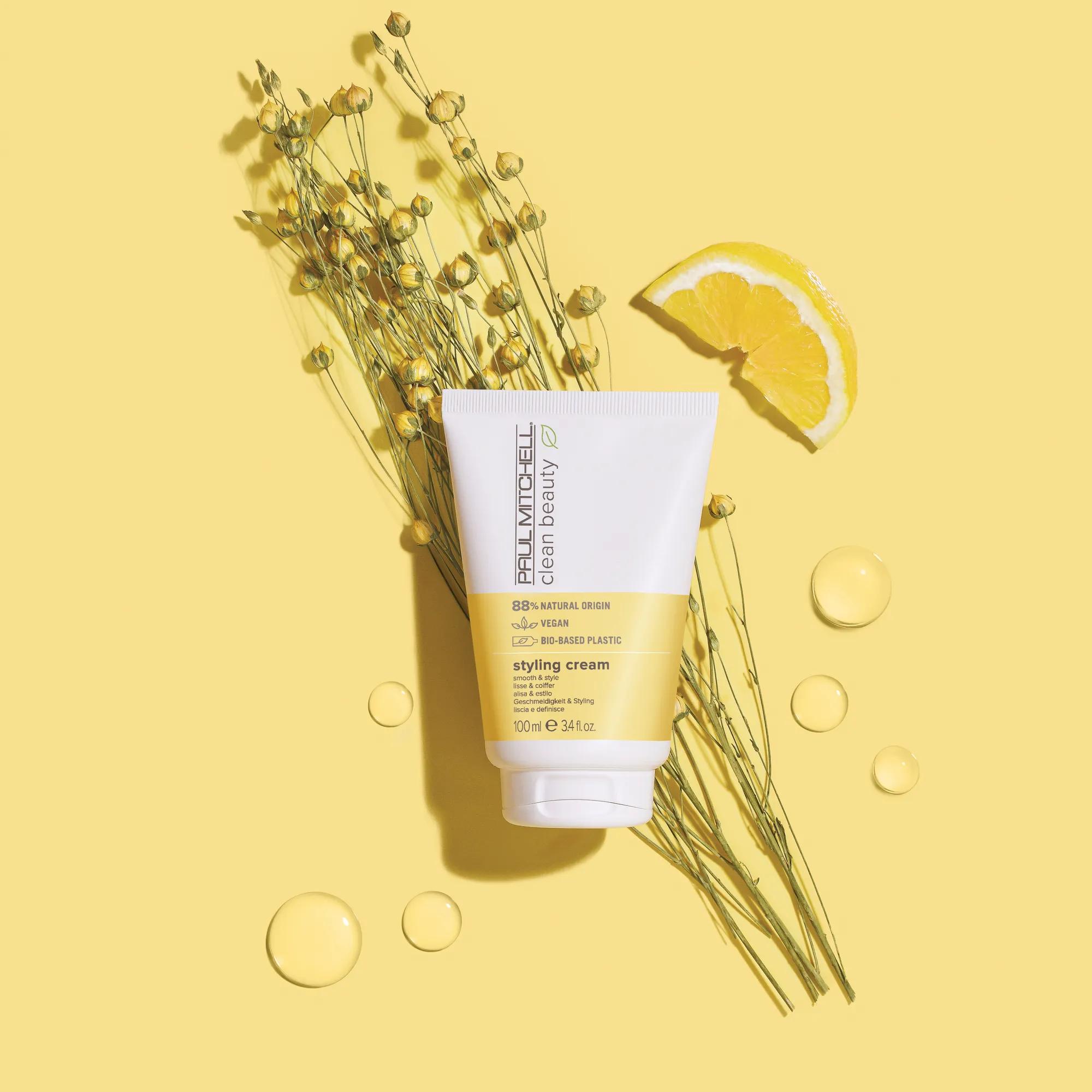 image of a tube of Clean Beauty Styling Cream