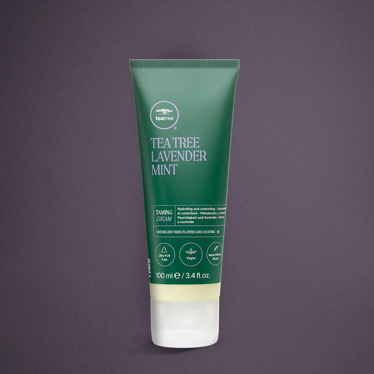 image of a bottle of Lavender Mint Taming Cream