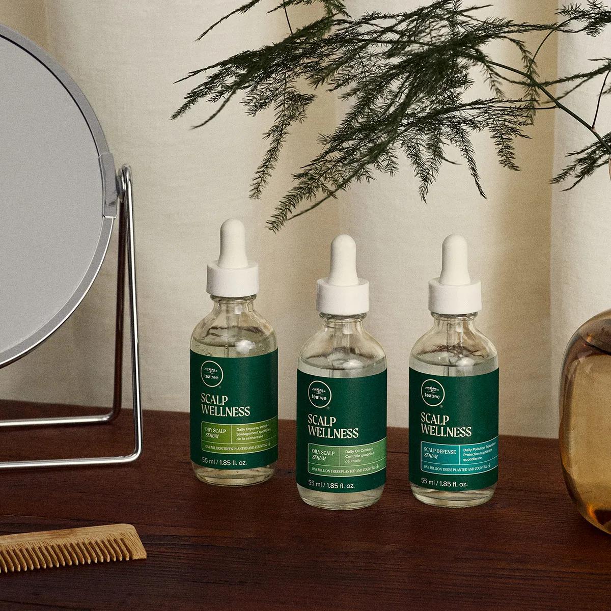 a group image of the Tea Tree Wellness collection
