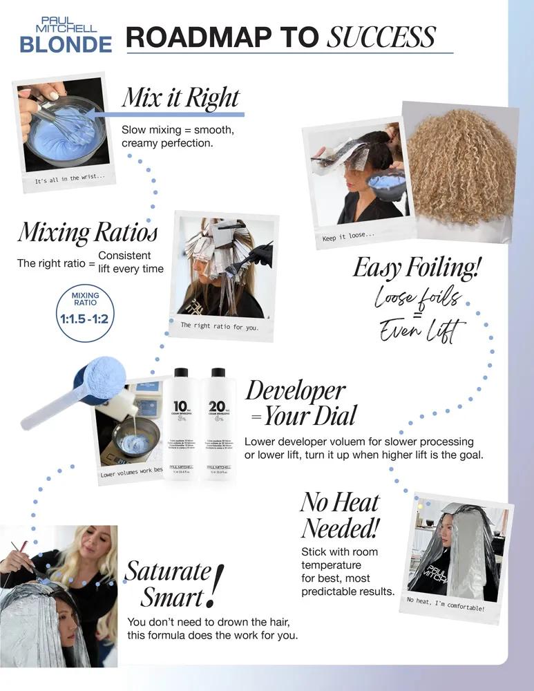 image of Paul Mitchell Blonde Pre-Bonded Lightener Roadmap To Success