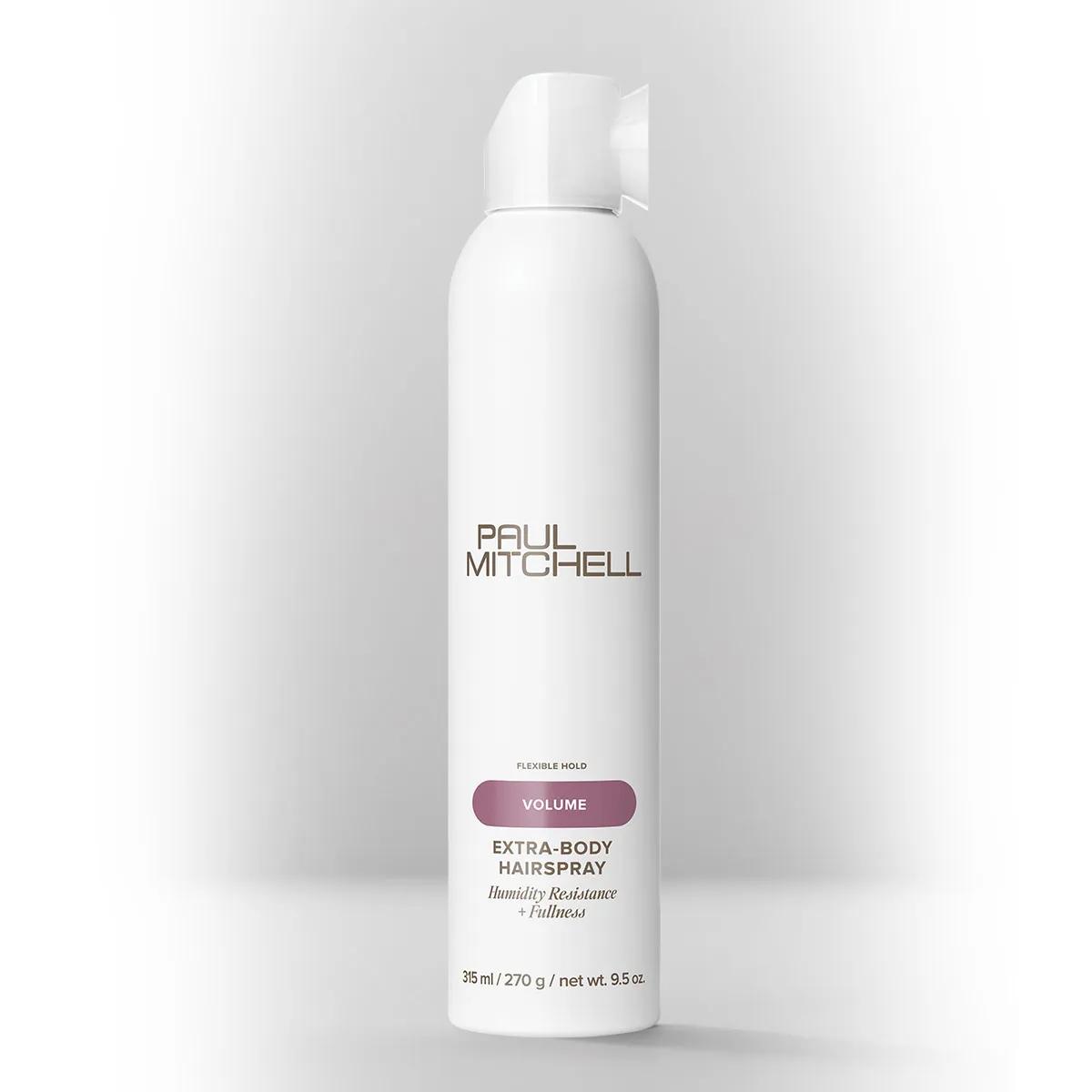 image of a bottle of Extra-Body Finishing Hairspray