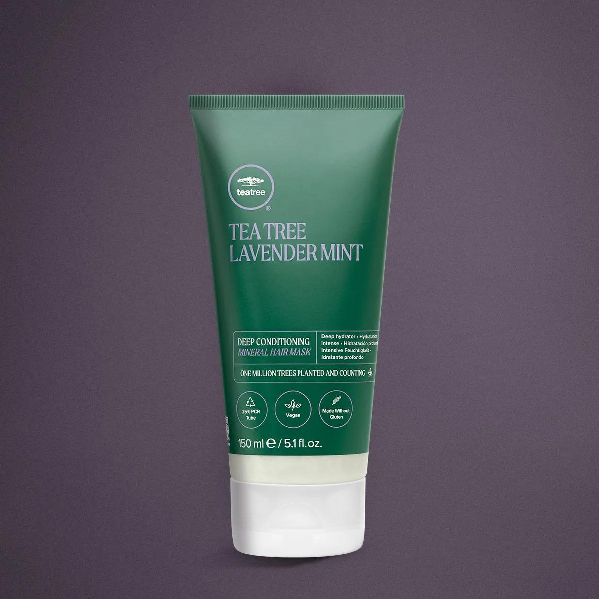 image of a bottle of Lavender Mint Deep Conditioning Mineral Hair Mask