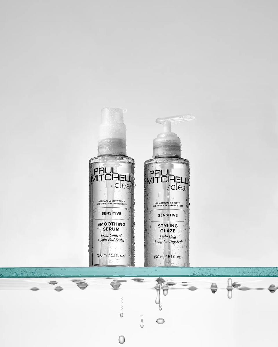 group image of Smoothing Serum and Styling Glaze bottles